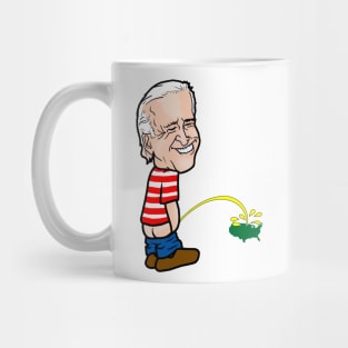 Biden Peeing Mug